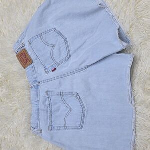 Levi's Light Blue Denim Shorts